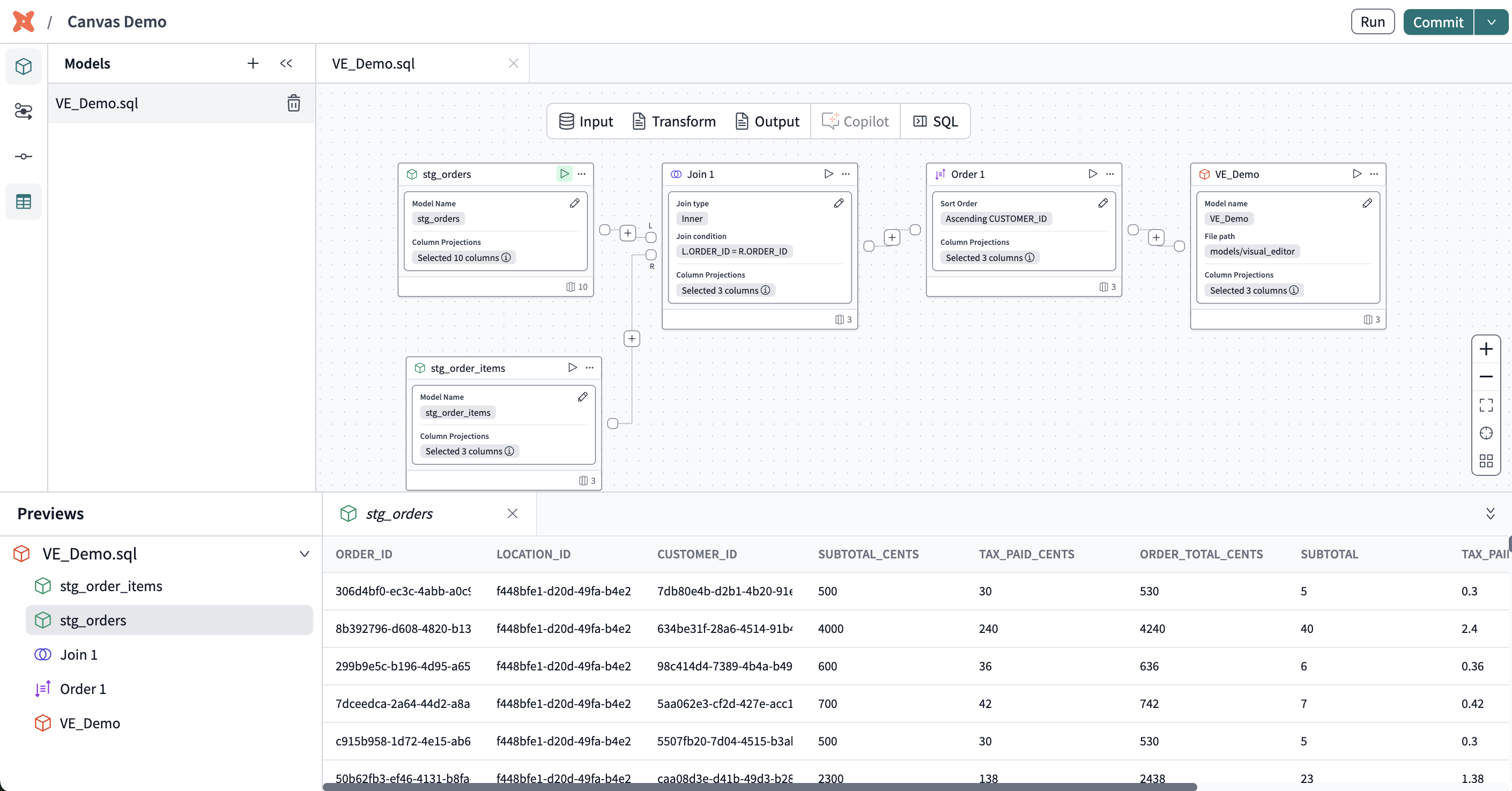 Create or edit dbt models with Canvas, enabling everyone to develop with dbt through a drag-and-drop experience inside of dbt Cloud. Create or edit dbt models with Canvas, enabling everyone to develop with dbt through a drag-and-drop experience inside of dbt Cloud.