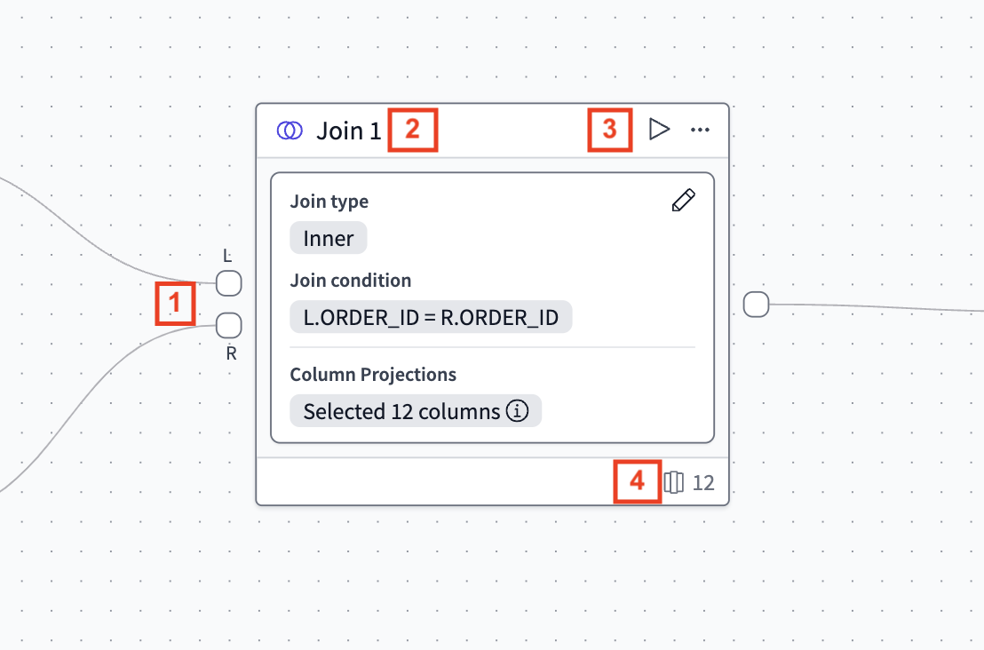 An operator tile with configurations filled out. An operator tile with configurations filled out.
